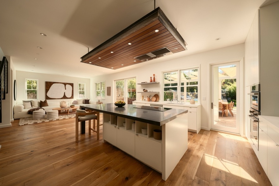 Kitchen open to the great room